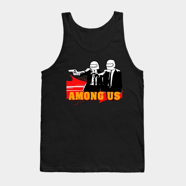 Among us Fiction Tank Top by Aefe